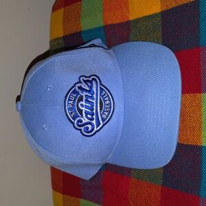 APCO St Paul Saints Embroidered CHS Field Strap-on Blue White Hat Cap New